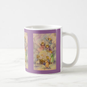 Caneca De Café Anjos com bebê Jesus