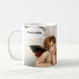 Caneca de Café Anjos da Renascença Divertidos