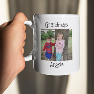 Caneca De Café Anjos da vovó personalizados