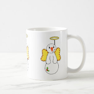 Caneca De Café Anjos de Neve Angelicais