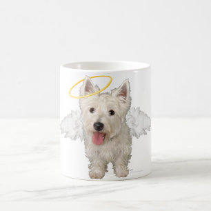 Caneca De Café Anjos Guardiões Westie