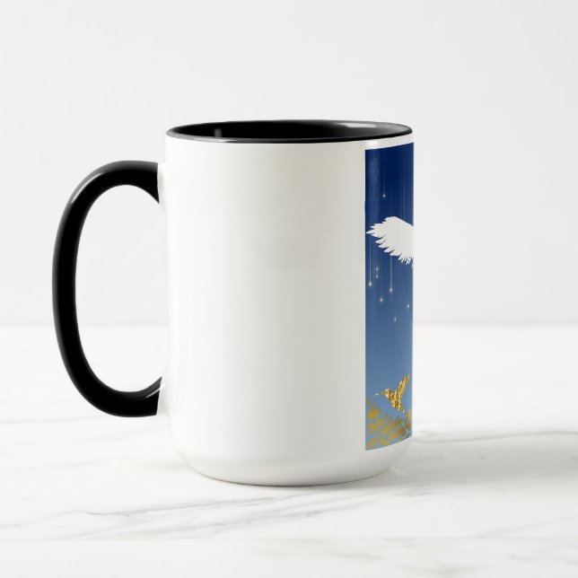 caneca de café: anjos lindos e graciosos (Esquerda)