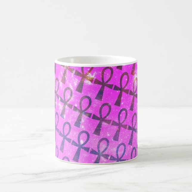 Caneca De Café Ankh Pattern (Centro)