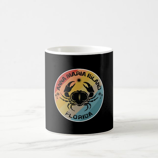Caneca De Café Anna Maria Island Florida Crab Art (Centro)