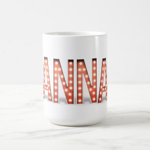 Caneca De Café Anna Marquee Lights