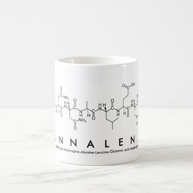 Caneca De Café Annalena peptide name mug (Centro)