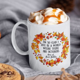 Caneca De Café Anne of Green Gables Autumn Octobers Cair