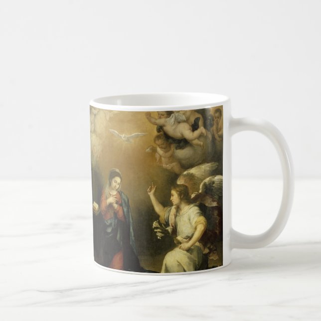 Caneca De Café Annuntigação Mary e Arcanjo Gabriel de Belas Artes (Direita)