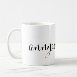 Caneca De Café Annyeonghaseyo Good Morning Mug Coreano