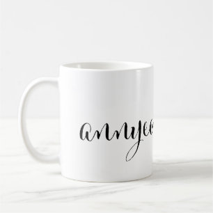 Caneca De Café Annyeonghaseyo Good Morning Mug Coreano