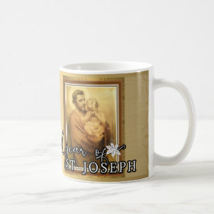Caneca De Café Ano das Ruas: Joseph religioso católico comemora