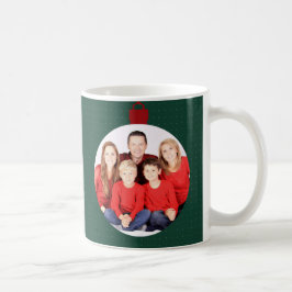 Caneca De Café Ano de Fotografia da Família de Pedidos de Férias