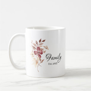 Caneca De Café Ano de Fundação da Família – Marco Estabelecido pe