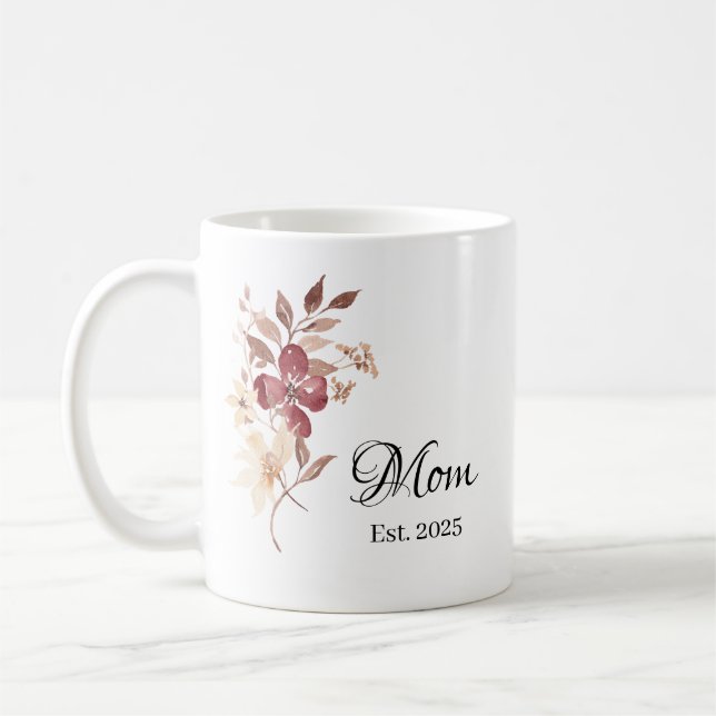 Caneca De Café Ano de Tornar-se Mãe – Presente de Marco para Nova (Esquerda)