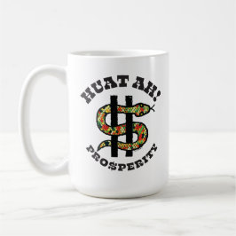 Caneca De Café Ano do Cobra "Huat Ah!"