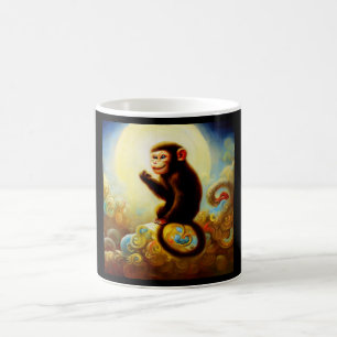 Caneca De Café Ano do Macaco 10
