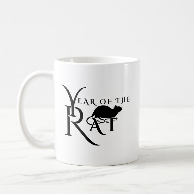 Caneca De Café Ano do rato (Esquerda)