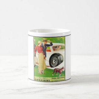 Caneca De Café Ano geral 1933 ad.2 do pneu