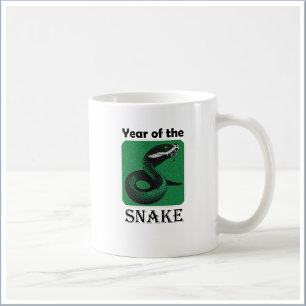 Caneca De Café Ano legal do Zodíaco Cobra chinês