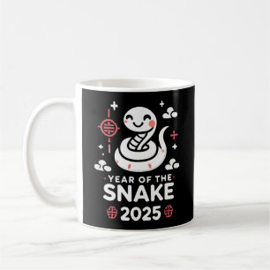 Caneca De Café Ano Novo Chinês 2025 Ano do Ano Lunar do Cobra