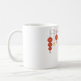 Caneca De Café "Ano Novo Chinês, Onde As Tradições Brilham"