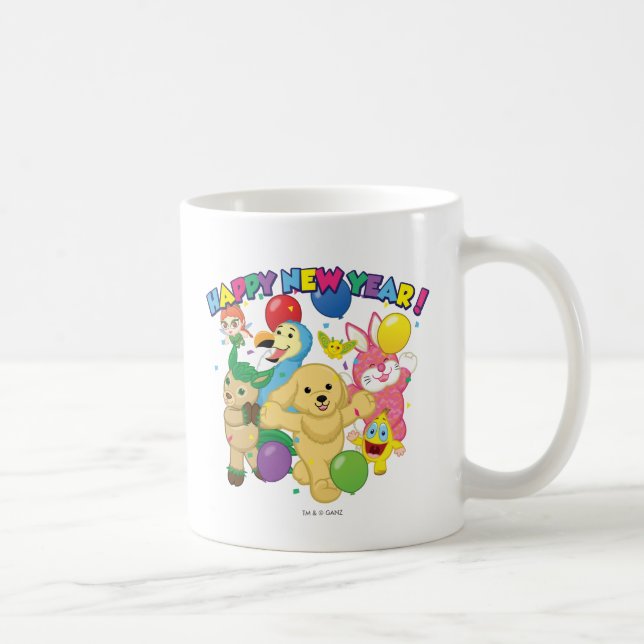 Caneca De Café Ano novo de Happpy (Direita)