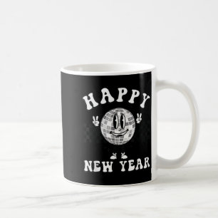 Caneca De Café Ano Novo Feliz Xadrez 2026 Bola de Discoteca Ano N