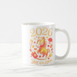 Caneca De Café Ano Novo Lunar 2026 Feliz Ano Novo Lunar Chinês H