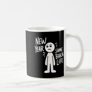 Caneca De Café Ano Novo Mesma Vida de Baka Piada de Anime Humor D