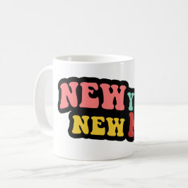 Caneca De Café Ano Novo, Mug Novo
