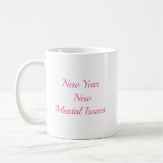 Caneca De Café Ano novo novas Questões Mentais