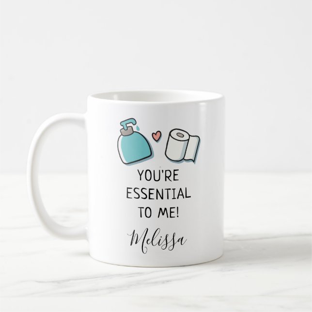 Caneca De Café Ano Pandêmico de Aniversário Personalizado (Esquerda)
