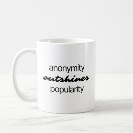 Caneca De Café Anonymity Mug