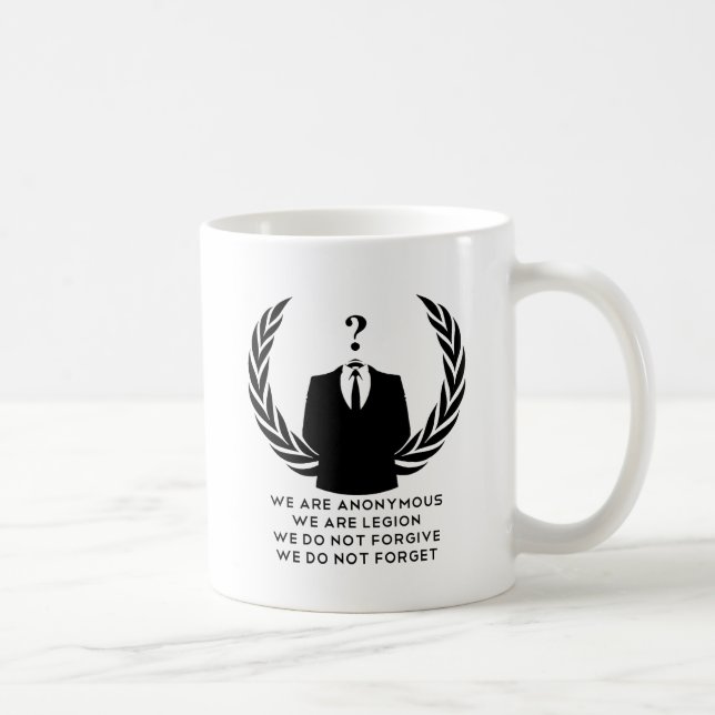 Caneca De Café Anonymous (Direita)