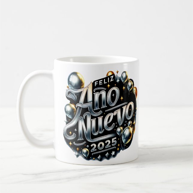 Caneca De Café Anos novos Café Mug (Esquerda)