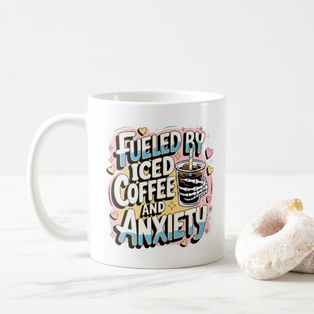 Caneca De Café Ansiedade (Com Donut)