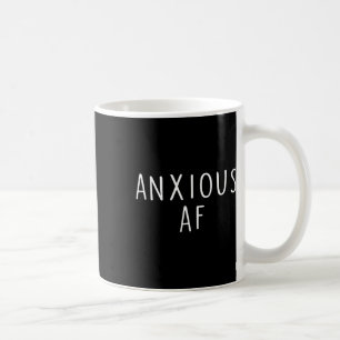 Caneca De Café Ansiedade Af Ansiedade Pânico Estresse Saúde Menta