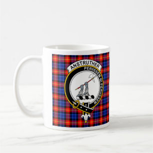 Caneca De Café Anstruther Clan Crachá