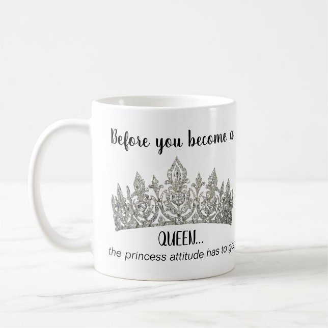 Caneca De Café Antes de se tornar Rainha Mug (Esquerda)