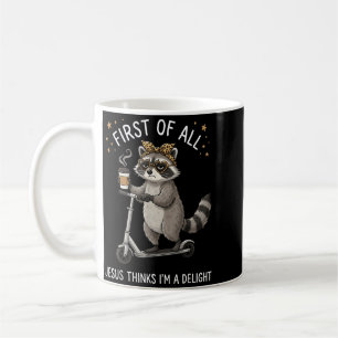 Caneca De Café Antes De Tudo Jesus Acha Que Sou Um Design Delícia