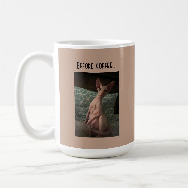 Caneca De Café Antes do café....Após café (Esquerda)