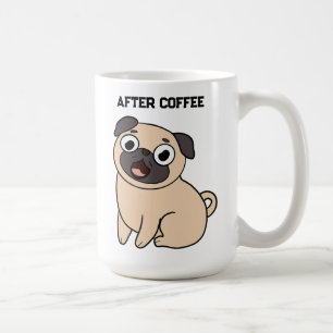 Caneca De Café Antes Do Café Após O Café Pug Mug