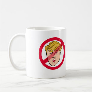 Caneca De Café ANTI caricatura de DONALD - Anti-Trunfo -