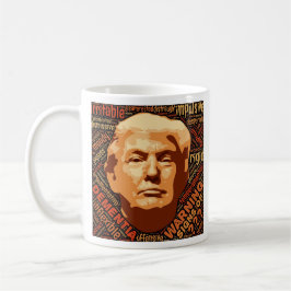 Caneca De Café Anti Donald Trump Não é Meu Presidente Político