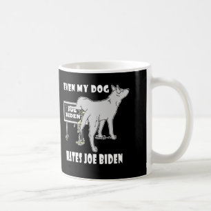Caneca De Café Anti Joe Biden Meu Cachorro Odeia Biden Humor Polí