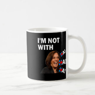 Caneca De Café Anti-Kamala Harris Não Estou Com Ha Ha Ha Republic