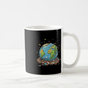 Caneca De Café Anti Lixo Sem Meio Ambiente Proteção Ambiental