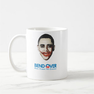 Caneca De Café Anti-Obama - curvatura sobre para a mudança