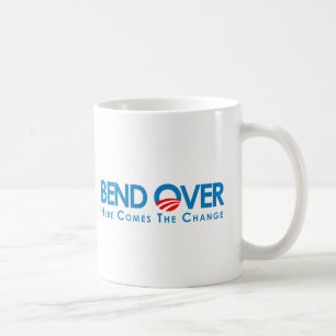 Caneca De Café Anti-Obama - curvatura sobre para a mudança