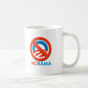 CANECA DE CAFÉ ANTI-OBAMA - NOBAMA